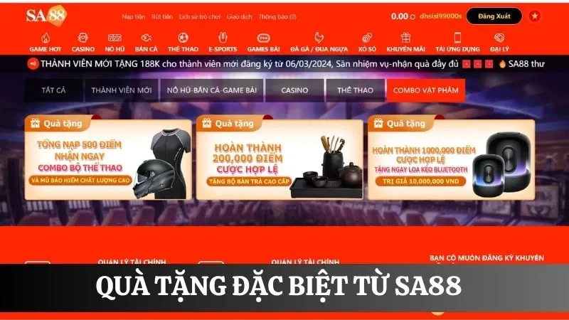 3 sự kiện tặng combo vật phẩm cho hội viên may mắn
